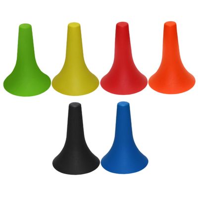 KICHOUSE 6pcs Soccer Cones for Training Durable Plastic Football Practice Equipment Agility Markers for Basketball Football and Sports Drills for Coordination and Skill Development
