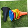KICHOUSE 6pcs Soccer Cones for Training Durable Plastic Football Practice Equipment Agility Markers for Basketball Football and Sports Drills for Coordination and Skill Development view 2