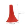 KICHOUSE 6pcs Soccer Cones for Training Durable Plastic Football Practice Equipment Agility Markers for Basketball Football and Sports Drills for Coordination and Skill Development view 3