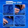 aZengear Down Jacket Repair Kit with 11 Self-Adhesive Patches - Waterproof Patches for Puffer Coats, Tents and Outdoor Gear (Black, Orange, Blue) view 3