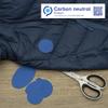 aZengear Down Jacket Repair Kit with 11 Self-Adhesive Patches - Waterproof Patches for Puffer Coats, Tents and Outdoor Gear (Black, Orange, Blue) view 4