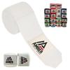 Amber Fight Gear Semi Elastic Professional 180-Inch Hand Wraps with Hook and Loop Closure for Boxing Kickboxing Muay Thai MMA for Men and Women, White, Sold as a Pair view 1