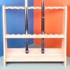 Billiard Cue Rack Pool Stick Holder Solid Wood Cue Stick Holder Billiard Cue Racks Holds Billiards Billiards Pool Stick Holder Floor Stand Pool Cue Rack Pool Stick Holder Off White||10 Holes view 3