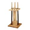 Pool Cue Rack Pool Cue Holder Pool Cue Stand Pool Cue Rack Billiard Cue Racks Solid Wood Square Billiard Stick Stand Holds 8 Cues Used in Gyms Pool Stick Holder Billiard Cue Rack, 30*30*55cm view 1