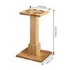 Pool Cue Rack Pool Cue Holder Pool Cue Stand Pool Cue Rack Billiard Cue Racks Solid Wood Square Billiard Stick Stand Holds 8 Cues Used in Gyms Pool Stick Holder Billiard Cue Rack, 30*30*55cm view 2
