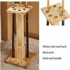 Pool Cue Rack Pool Cue Holder Pool Cue Stand Pool Cue Rack Billiard Cue Racks Solid Wood Square Billiard Stick Stand Holds 8 Cues Used in Gyms Pool Stick Holder Billiard Cue Rack, 30*30*55cm view 4