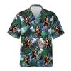 Bigfoot Dis Golf Hawaiian Shirt for Men - Sasquatch Sport Men's Hawaiian Shirt, Button Down Shirt Short Sleeve(MP_Bigfoot_38) Size L view 1