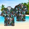 Bigfoot Dis Golf Hawaiian Shirt for Men - Sasquatch Sport Men's Hawaiian Shirt, Button Down Shirt Short Sleeve(MP_Bigfoot_38) Size L view 3