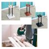 Pool Cue Rack Pool Cue Holder Pool Cue Stand Billiard Pool Cue Stick Holder,Billiard Cue Racks,Metal Eyelet,Holds Up to 4 Cues Pool Stick Holder Billiard Cue Rack, 12*12*22 in, Bianco view 4