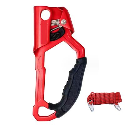 Climbing Ascender, Rappelling Gear Equipment Rope Clamp, for Rescue Caving for Rock Climbing Tree Arborist()