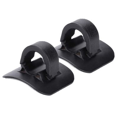 HANABASS 2pcs Bike Housing Wire Buckle for Brake and Gear Cables Durable Lightweight Fixing Holder for Mountain Bikes Black