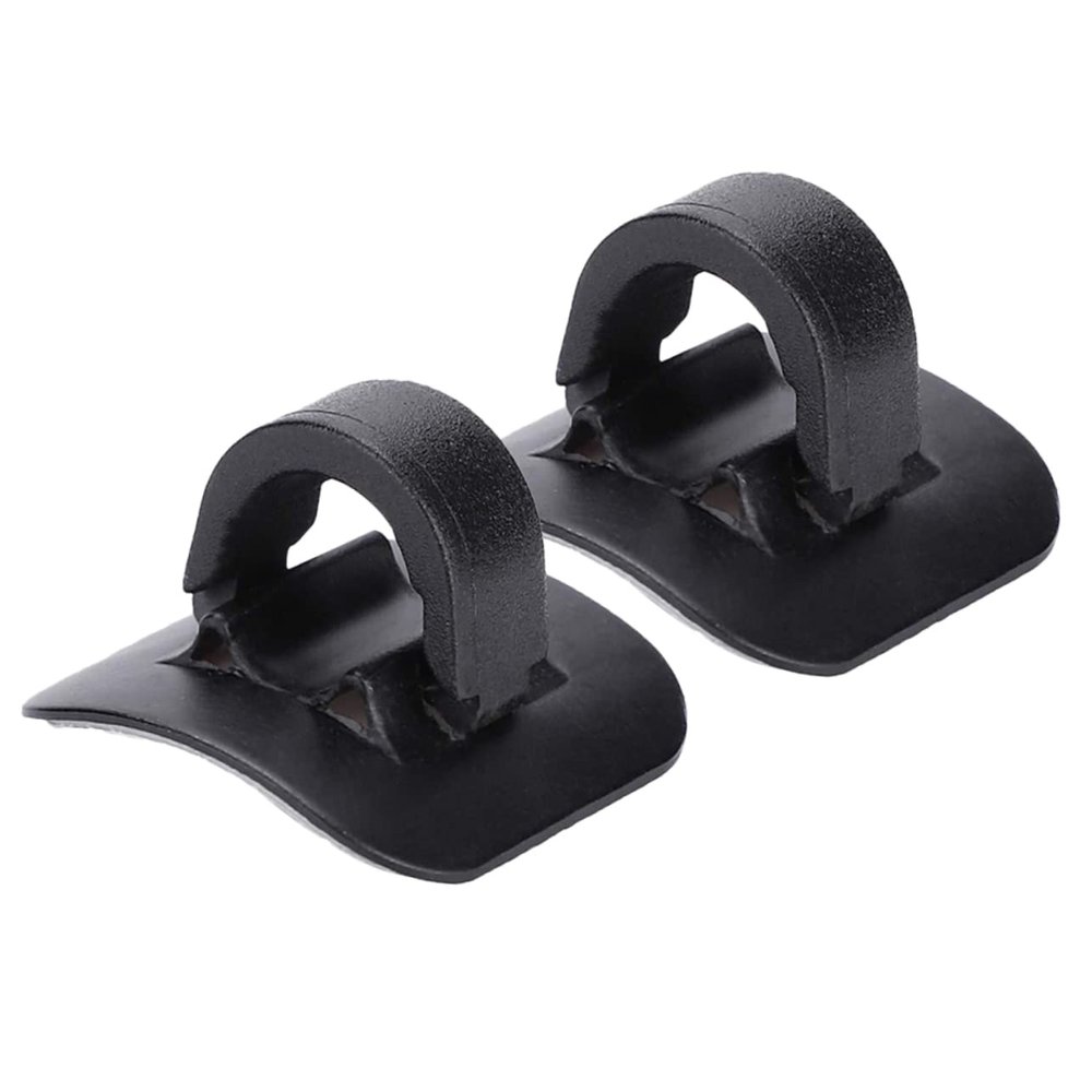 HANABASS 2pcs Bike Housing Wire Buckle for Brake and Gear Cables Durable Lightweight Fixing Holder for Mountain Bikes Black