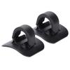 HANABASS 2pcs Bike Housing Wire Buckle for Brake and Gear Cables Durable Lightweight Fixing Holder for Mountain Bikes Black view 1