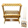 Pool Stick Holder Pool Cue Rack Billiard Cue Racks Billiard Stick Stand,Pool Cue Stick Holder,Corner Floor Cue Rack,Holds 16 Cues Pool Cue Holder Billiard Stick Holder view 1