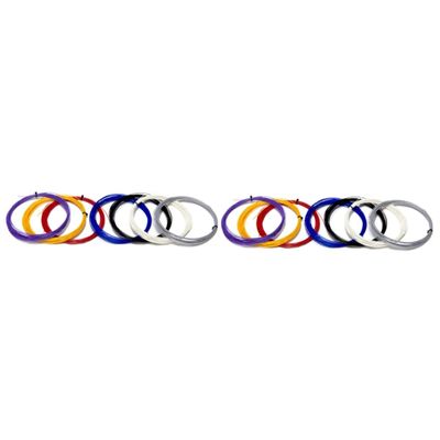 HANABASS 3pcs Badminton Racket String Replacement Lines Lining for Power Racket Strings Elasticity Random Color