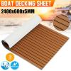 UNKOMN Marine Hardware Self-Adhesive 600x2400x5mm Foam Teak Decking EVA Foam Marine Flooring Boat Decking Sheet Accessories Marine Brown Black view 3
