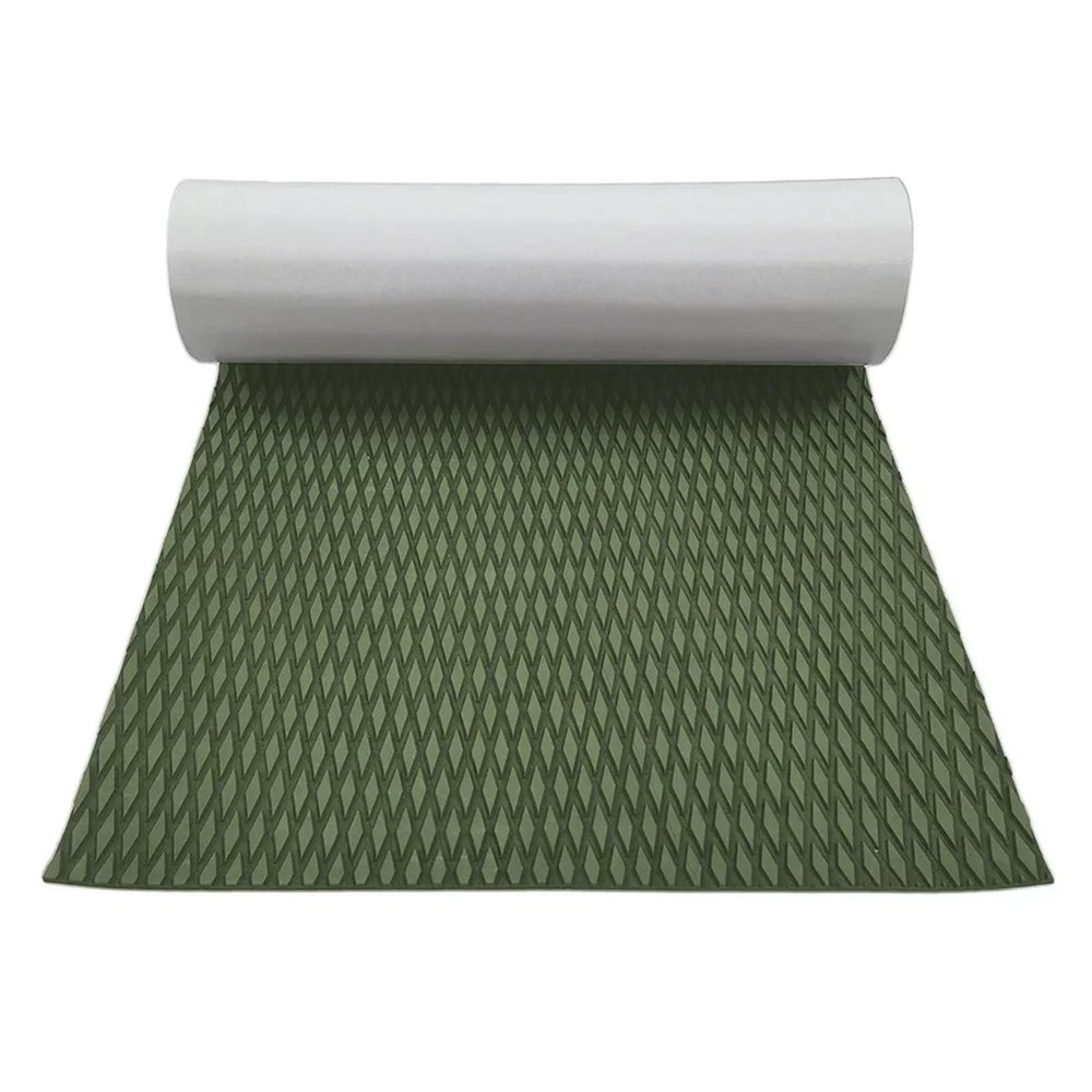 UNKOMN Marine Hardware 600x1200x5mm EVA Traction Foam Surfboard Jet Skis Pads SUP Paddleboard Boat Deck Sheet Anti Skid Watercraft Water Sport Flooring (Color : Dark Green)