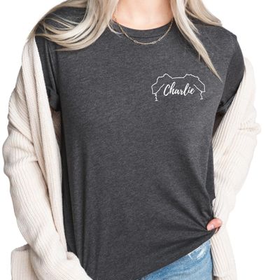 Australian Shepherd Dog Mom Shirt, Custom Australian Shepherd Ears Shirt, Personalized Dog Name Shirt, Gift for Dog Owner, S3126