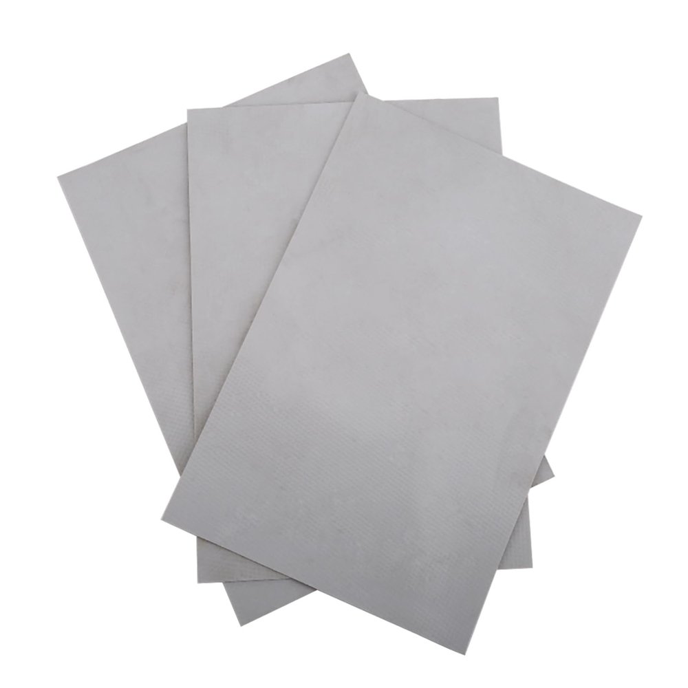 3Pcs Repair Patches Kit, Waterproof PVC Repair Patches Kit Set Accessory, Rowing Supplies PVC Raft Patch Material Hypalon Repair Kit Hypalon Repair Kit for Inflatable Raft Boat Canoe(Gray White)