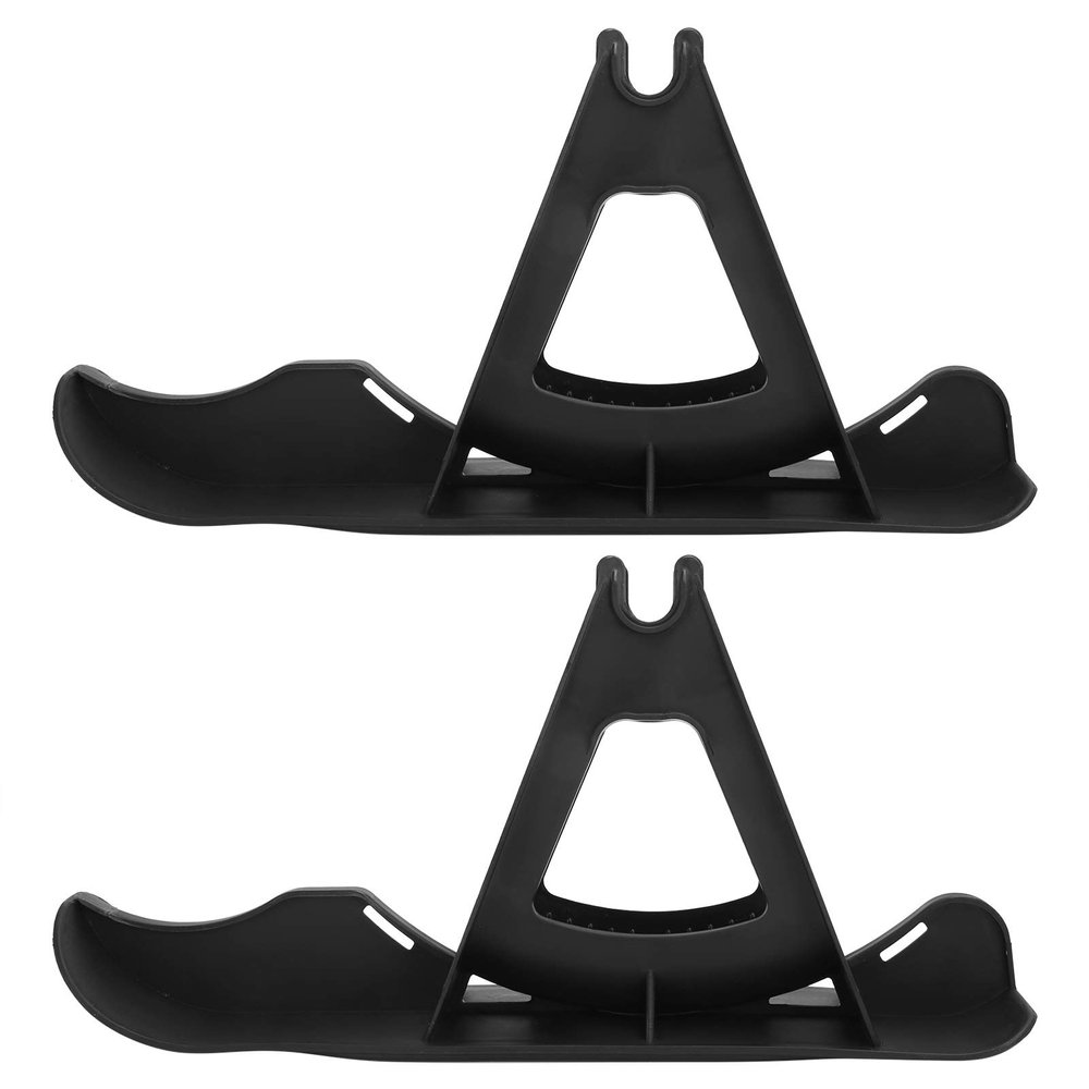 2Pcs Ski Board, Balanced Scooter Skis, Kids Snowboard Sledge With Balanced Scooter Board Ski Parts Kids Balanced Scooter Skis Stand Parking Rack Snowboard Equipment For Winter Skiing Black