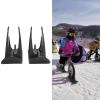 2Pcs Ski Board, Balanced Scooter Skis, Kids Snowboard Sledge With Balanced Scooter Board Ski Parts Kids Balanced Scooter Skis Stand Parking Rack Snowboard Equipment For Winter Skiing Black view 3
