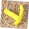 HANABASS 1pair Slip Silicone Brake Handle Sleeves Comfortable Grips for Mountain Bike Brake Levers Yellow and Easy to Install for Long Rides view 3