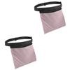HANABASS 2pcs Tennis Waist Bag Mesh Pouch Drawstring Closure for Lightweight and Wear-resistant Portable Tennis Equipment for Training view 1
