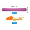 PATIKIL Relay Track Baton, Aluminum Tube Field Running Race Stick with Whistle Corrosion Resistant for Outdoor Athletics Sport Game Practice Tool, Pink view 2