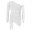 Linjinx Women's Latin Dance Costume Dress Rhinestone Long Sleeve Fringe Tango Rumba Cha Cha Ballroom Prom Dress White XX-Large view 4