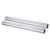 PATIKIL Relay Track Baton, 2 Pack Aluminum Tube Field Running Race Stick Corrosion Resistant for Outdoor Athletics Sport Game Practice Tool, Silver view 1