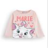 Disney The Aristocats Marie Girls Pajama Set | Kids Long Sleeve Striped Long Leg Graphic PJs in Pink | Sleepwear Merch Gift view 2