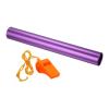 PATIKIL Relay Track Baton, Aluminum Tube Field Running Race Stick with Whistle Corrosion Resistant for Outdoor Athletics Sport Game Practice Tool, Purple view 1