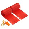 PATIKIL Finish Line Satin Ribbon 16.4ft x 2in, 2 Pack Polyester Fabric Tape with Whistle for Outdoor Athletics Sprint Running Race Sport view 1