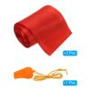 PATIKIL Finish Line Satin Ribbon 16.4ft x 2in, 2 Pack Polyester Fabric Tape with Whistle for Outdoor Athletics Sprint Running Race Sport view 3