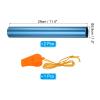 PATIKIL Relay Track Baton,2 Pack Aluminum Tube Field Running Race Stick with Whistle Corrosion Resistant for Outdoor Athletics Sport Game Practice Tool, Blue view 2