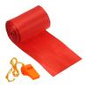PATIKIL Finish Line Satin Ribbon 16.4ft x 2in, Polyester Fabric Tape with Whistle for Outdoor Athletics Sprint Running Race Sport view 1