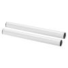 PATIKIL Junior Relay Track Baton, 2 Pack PVC Plastic Race Field Running Baton Relay Stick for Outdoor Athletics Sport Game Tool, White view 1