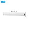 PATIKIL Junior Relay Track Baton, 2 Pack PVC Plastic Race Field Running Baton Relay Stick for Outdoor Athletics Sport Game Tool, White view 2