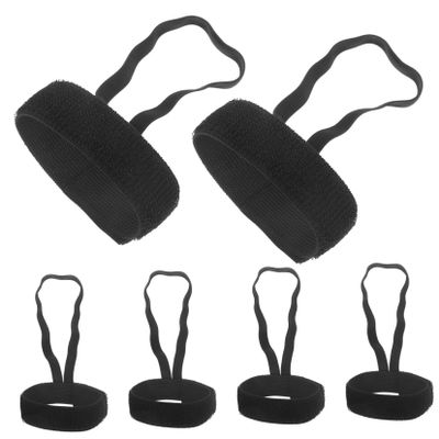 Happyyami 6pcs Soccer Referee Wristband Gear Sliding Side Clip Official Football Wristband Referee Accessories