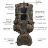 BLOCKER OUTDOORS Finisher Pro II Turkey Vest with Detachable Seat Cushion (MO Greenleaf, MD/LG) view 4