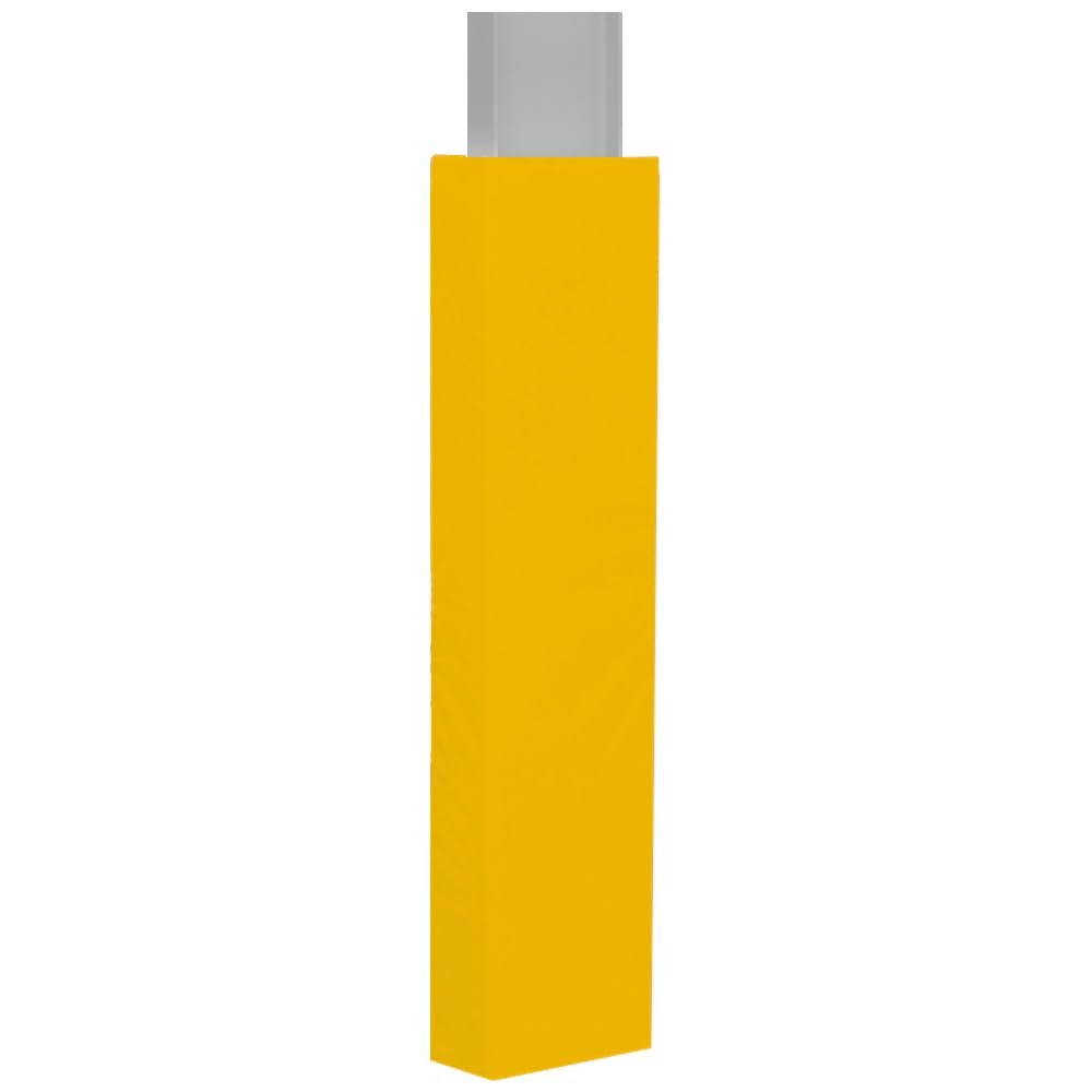 We Pad It Safety Pole Pad, for Square Pole Only, 4 FT Tall, 2 Thick Foam, Weatherproof, UV-Resistant, Hook/Loop Closure