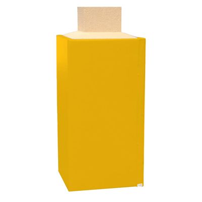 We Pad It Safety Pole Pad, for Square Pole Only, 4 FT Tall, 1 Thick Foam, Weatherproof, UV-Resistant, Hook/Loop Closure
