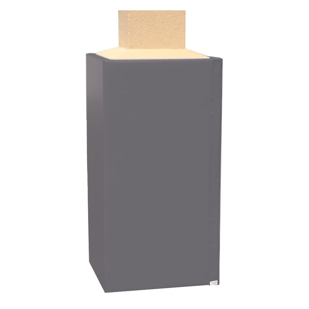 We Pad It Safety Pole Pad, for Square Pole Only, 4 FT Tall, 1 Thick Foam, Weatherproof, UV-Resistant, Hook/Loop Closure