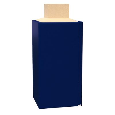 We Pad It Safety Pole Pad, for Square Pole Only, 4 FT Tall, 1 Thick Foam, Weatherproof, UV-Resistant, Hook/Loop Closure