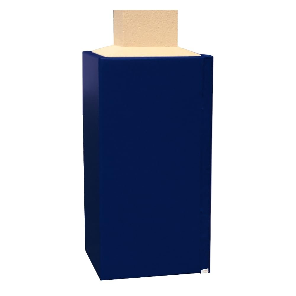 We Pad It Safety Pole Pad, for Square Pole Only, 4 FT Tall, 1 Thick Foam, Weatherproof, UV-Resistant, Hook/Loop Closure