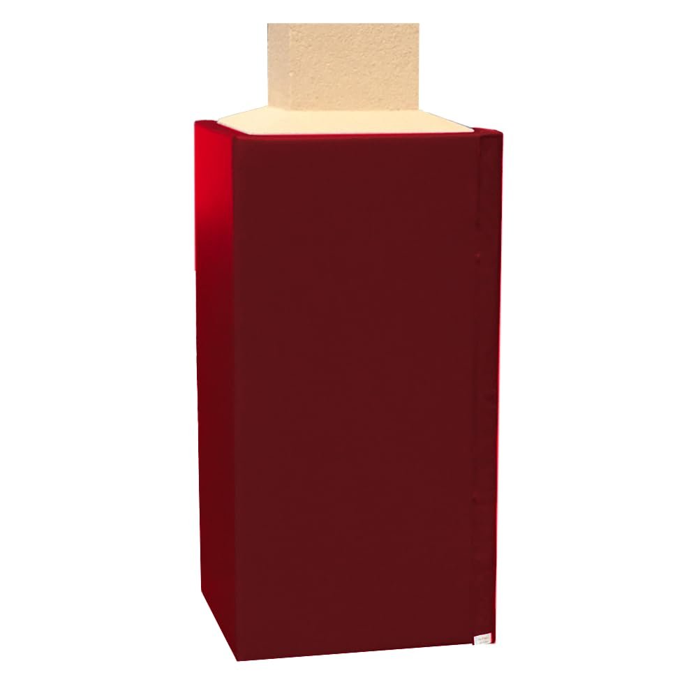 We Pad It Safety Pole Pad, for Square Pole Only, 4 FT Tall, 1 Thick Foam, Weatherproof, UV-Resistant, Hook/Loop Closure