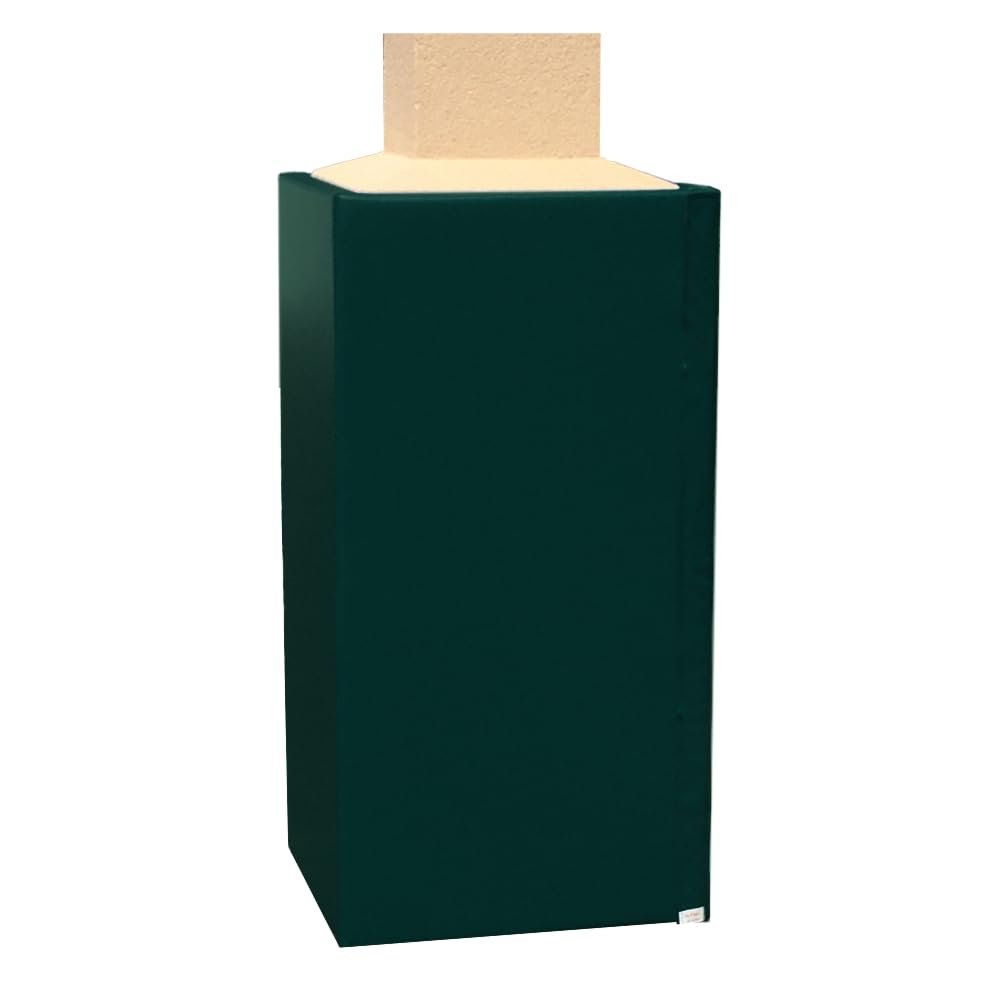We Pad It Safety Pole Pad, for Square Pole Only, 4 FT Tall, 1 Thick Foam, Weatherproof, UV-Resistant, Hook/Loop Closure