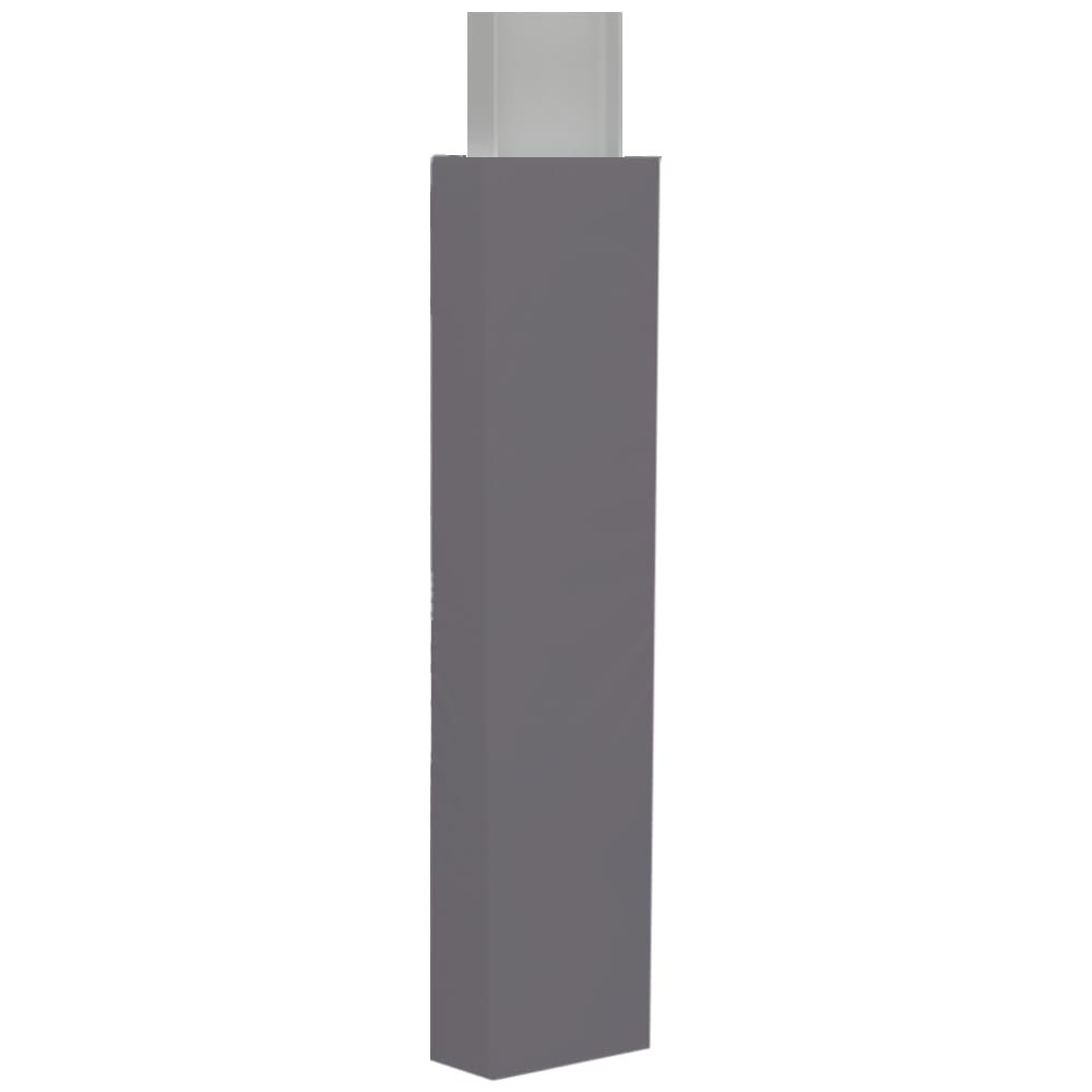 We Pad It Safety Pole Pad, for Square Pole Only, 4 FT Tall, 2 Thick Foam, Weatherproof, UV-Resistant, Hook/Loop Closure
