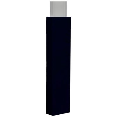We Pad It Safety Pole Pad, for Square Pole Only, 4 FT Tall, 2 Thick Foam, Weatherproof, UV-Resistant, Hook/Loop Closure