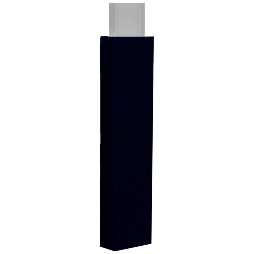 We Pad It Safety Pole Pad, for Square Pole Only, 4 FT Tall, 2 Thick Foam, Weatherproof, UV-Resistant, Hook/Loop Closure